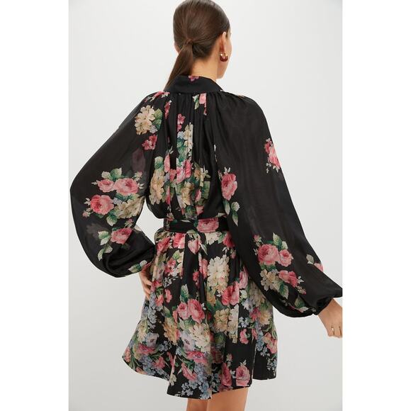 BYTIMO Flower Market Cupro Button Down Dress Size XS NWT Retail $430 Tuckernuck - Picture 6 of 8